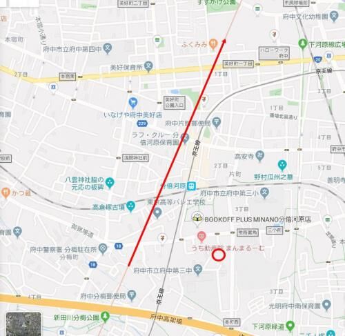 府中台風１９号、分倍河原を直撃！！の画像2